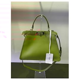 Fendi-Fendi Peekaboo IseeU Bag-Coral