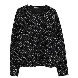 Giacca maculata nera e bianca Emporio Armani Nero