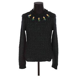 Tory Burch Suéter de lã Verde