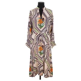 Tory Burch Vestido de seda Multicor