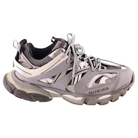 Balenciaga-Leather sneakers-Grey