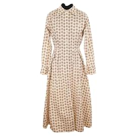 Tory Burch-Cotton dress-Beige