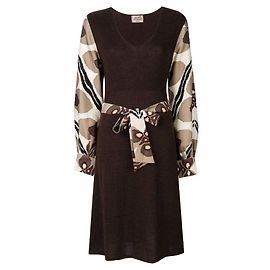 Hermès Brown Wool Dress - 2000s Brown