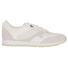 Jimmy Choo Java White Leather Sneakers - 2020s White