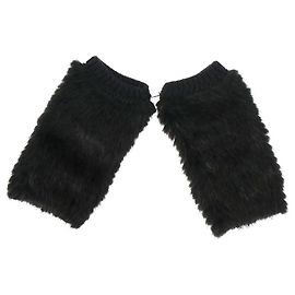 Autre Marque A.N.G.E.L.O. Vintage Cult Black Wool Mittens - 2020s Black