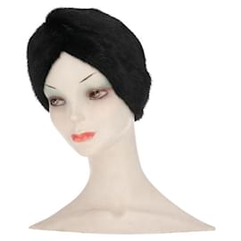 Autre Marque-A.N.G.E.L.O. Vintage Cult Black Fur Headband - 2020s-Black