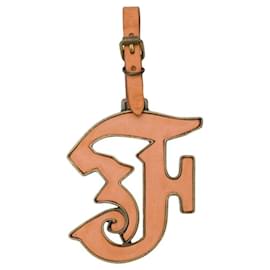 Gianfranco Ferré Brown F Pendant - 2000s Brown