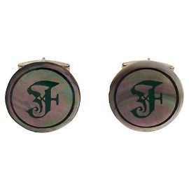 Gemelli in argento Gianfranco Ferré - Anni 2000 Argento