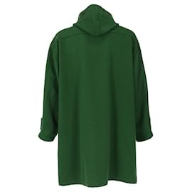 Autre Marque-C.P. Company Green Wool Hooded Coat-Green