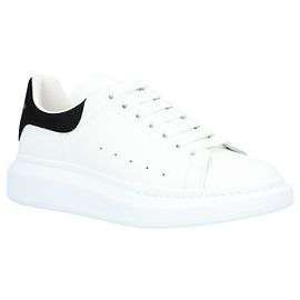 Alexander McQueen Men's Oversized Sneaker 'Larry' in White/black White