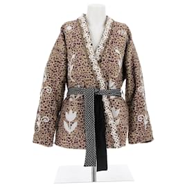 Autre Marque-Monoki jackets T.International Taille Unique Silk-Brown
