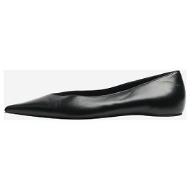 Totême Black Asymmetric Ballerinas - size EU 42 Black