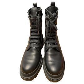Brunello Cucinelli Stiefel Schwarz