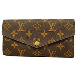 Louis Vuitton-Louis Vuitton Long Wallet Monogram Portefeuille Sarah M60531-Brown