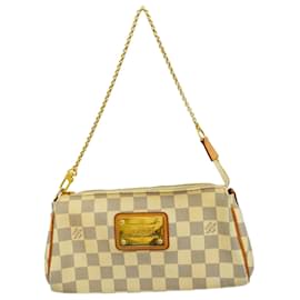 Louis Vuitton-Louis Vuitton Damier Azur Eva Shoulder Bag-White