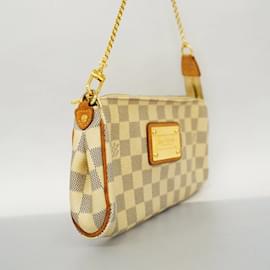 Louis Vuitton-Louis Vuitton Damier Azur Eva Shoulder Bag-White