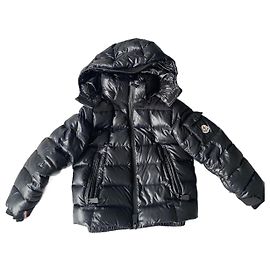 Moncler Blousons, manteaux garçon Noir
