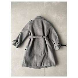 Christian Dior-Girl Coats outerwear-Grey