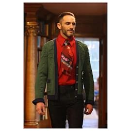 Chanel-Chanel & Karl Lagerfeld 2014 – 2015, Paris-Salzburg 15PF Flower Patch Wool Cable Knit Cardigan-Multiple colors