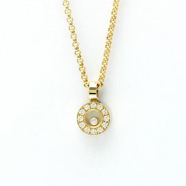 Collar Péndulo Happy Diamond de Chopard Dorado
