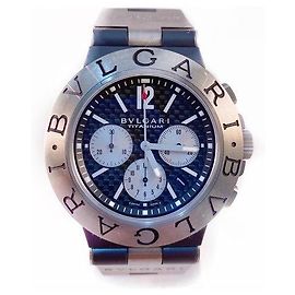 Bulgari 44 mm BVLGARI DIAGONNO Negro