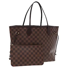 Louis Vuitton-LOUIS VUITTON Damier Ebene Neverfull MM Tote Bag N51105 LV Auth 91747A-Other
