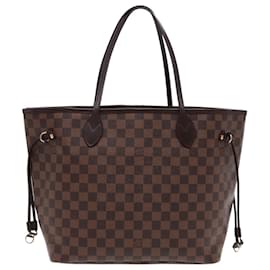 Louis Vuitton-LOUIS VUITTON Damier Ebene Neverfull MM Tote Bag N51105 LV Auth 91747A-Other