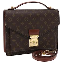 Louis Vuitton-LOUIS VUITTON Monogram Monceau 28 Hand Bag 2way M51185 LV Auth ar12709-Monogram