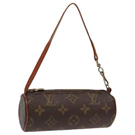 Louis Vuitton-LOUIS VUITTON Monogram Papillon Pouch LV Auth 95307-Monogram