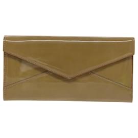 Cartier-CARTIER Long Wallet Enamel Black Auth 94753-Black