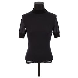 Courreges Schwarzes Top Schwarz