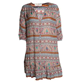 Ba&sh, robe multi imprimée ethnique à coquelicot Multicolore