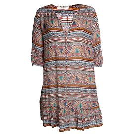 Ba&sh, vestido multi estampado étnico de papoula Multicor