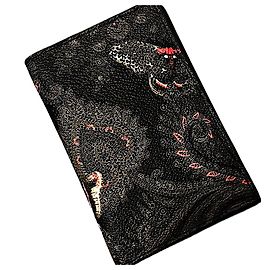 Authentic Givenchy Dragon Motif Card Holder Grey
