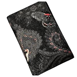 Givenchy-Authentic Givenchy Dragon Motif Card Holder-Grey