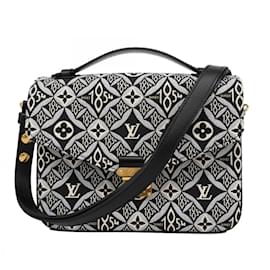 Louis Vuitton-Louis Vuitton Monogram Jacquard Pochette Metis MM-Black,White