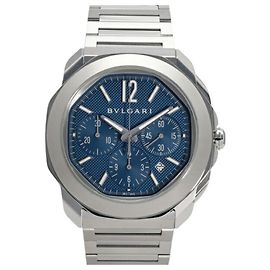 Bulgari Orologio da uomo Bvlgari Octo Roma 103829 quadrante blu Altro