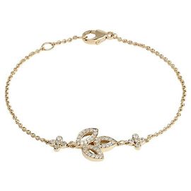 Pulsera de oro amarillo K18YG Harry Winston Lily Cluster Dorado