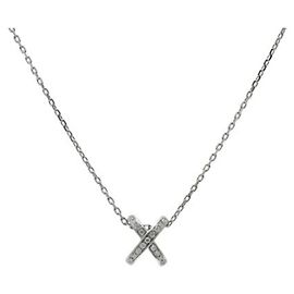 Colar Chaumet Lien Jeu Deux em ouro branco K18WG Outro