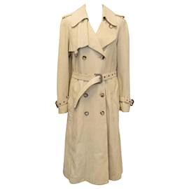 Dior-Christian Dior Beige Python Trench Coat-Pink