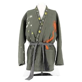 Autre Marque-Monoki jackets T.International Taille Unique Silk-Khaki