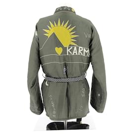 Autre Marque-Monoki jackets T.International Taille Unique Silk-Khaki