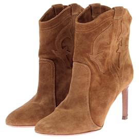 BA&SH Stivaletti T.EU 38 Camoscio Cammello