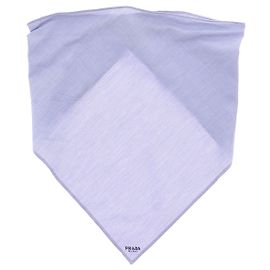 PRADA Lenços T. Algodão Azul