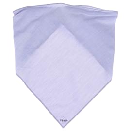 PRADA Sciarpe T. Cotone Blu