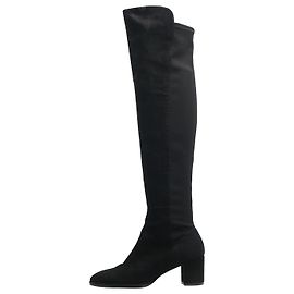 Stuart Weitzman Black suede over-the-knee boots - size EU 37 Black