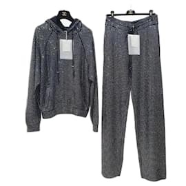 Tom Ford-NWT TOM FORD Crystal-embellished Cashmere Suit Pants Set Sz.M-Multiple colors