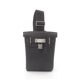 Hermès Hermes Kelly Akkad PM Hüfttasche Schwarz