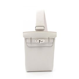 Hermès Sac de taille Hermes Kelly Akkad PM Blanc