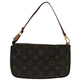 Louis Vuitton-LOUIS VUITTON Monogram Pochette Accessoires Pouch M51980 LV Auth yk15596-Monogram
